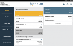 Meridian Mobile Banking screenshot 3