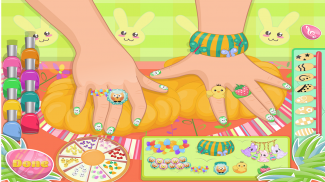 Nail salon and Dress up game screenshot 2