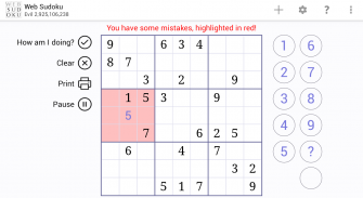 Web Sudoku screenshot 3