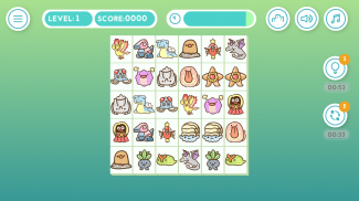 Poke Monsters - Onet Connect Animal Classic Puzzle screenshot 3