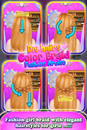 Colorful Braids Hairstyle Game screenshot 6