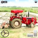 Village Tractor Simulator Game Icon