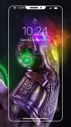 Superhero Wallpaper : 4K Neon Background screenshot 1