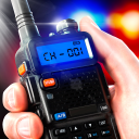 Police walkie-talkie radio sim