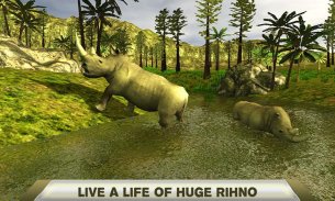 Ultimate Rhinoceros Simulator:Angry Jungle Battle screenshot 0