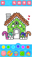 Glitter House Coloring screenshot 5