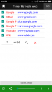 Auto Refresh Web Pages screenshot 1