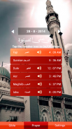 Adhan alarme avec Qibla screenshot 0