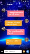 Galaxy Space Font Samsung FlipFont,Cool Fonts Free screenshot 0