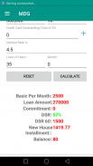 MDG CALCULATOR screenshot 1