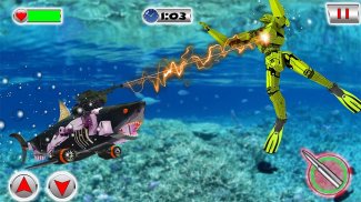 Underwater Shark Robot Game screenshot 2