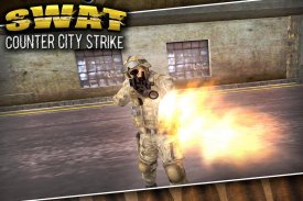SWAT Sayaç Şehir Strike 3D screenshot 4