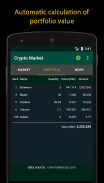 Cryptocurrencies - Prices, News, Portfolio value screenshot 3