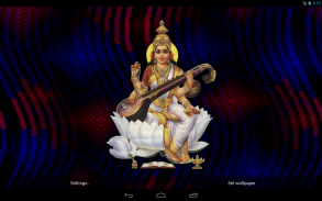 Maa Saraswati Live Wallpaper screenshot 6