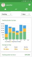 Baby tracker - feeding, sleep and diaper screenshot 1