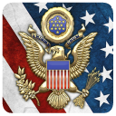 3D USA Coat of Arms & Flag LWP Icon