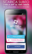 Amitie.fr : chat, amicizie screenshot 0
