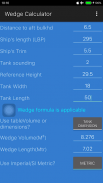 Wedge Calculator screenshot 1