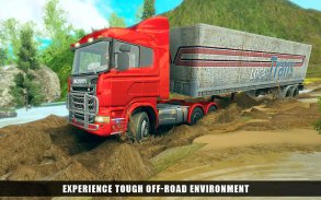 Off-Road USA Trucker Muddy Driving: Heavy Cargo screenshot 6