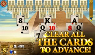 3 Pyramid Tripeaks Solitaire - Free Card Game screenshot 2