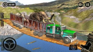 Tài xế xe tải động vật hoang dã Offroad 2019 screenshot 12