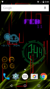 Neon Clock GL Live wallpaper screenshot 6