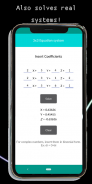 Linear Equations System Solver - Real and Complex screenshot 3