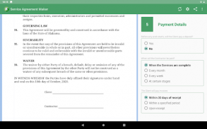 Service Agreement Maker screenshot 3