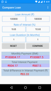 EMI CALCULATOR  SBI, BOB, HDFC screenshot 1