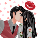 Couple Love and Romance Sticker WAStickerApps Icon
