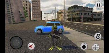 Frog Simulator City Free screenshot 0