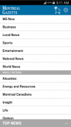 Montreal Gazette screenshot 3