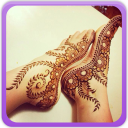 Foot Henna Design Icon