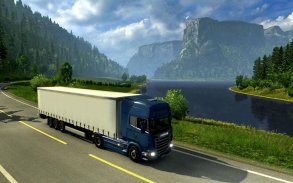 Euro Truk Mengemudi: Truk Game screenshot 4