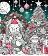 Coloring Book: Christmas Games screenshot 17