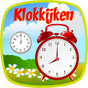 Klokkijken oefenen basisschool icon