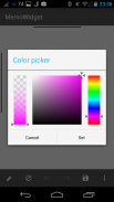 Memo Widget Simple screenshot 4