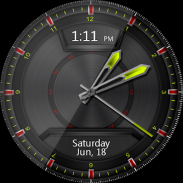 Daring Graphite HD WatchFace Widget Live Wallpaper screenshot 4
