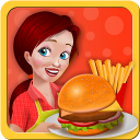 Fast Food Restaurant Manager Icon