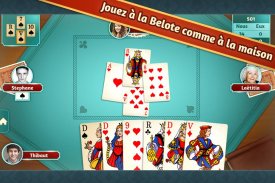 Belote.com - Jeu de Belote et Coinche gratuit screenshot 3