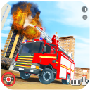 Santa Rescue Truck Driving - Rescue 911 Fire Games Icon