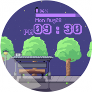 OniOn watchface 005 Pixel screenshot 1