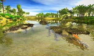 تمساح 3D محاكاة الغابات: عشيرة من التماسيح القاتلة screenshot 5