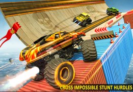 Ramp Monster Truck Stunts:New Racing Games screenshot 12