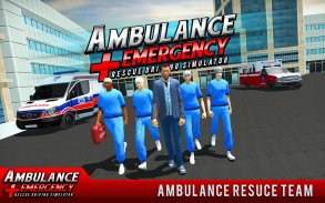 911 Ambulance City Rescue: بازی رانندگی اضطراری screenshot 1