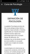 Curso de Psicologia screenshot 3