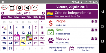 Calendario Festivos Colombia screenshot 0