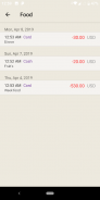 Wallet - cost accounting screenshot 5