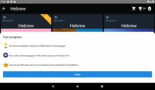 Hebrew Language Tests screenshot 9