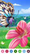 Butterfly Paint by Number Game screenshot 5